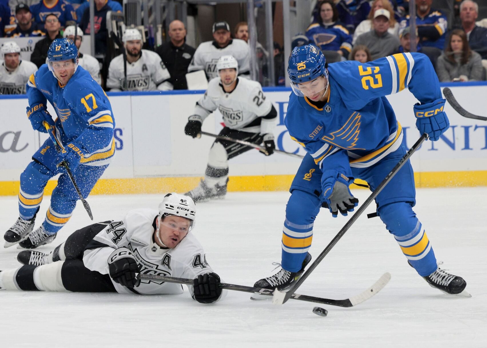 Blues host the Kings